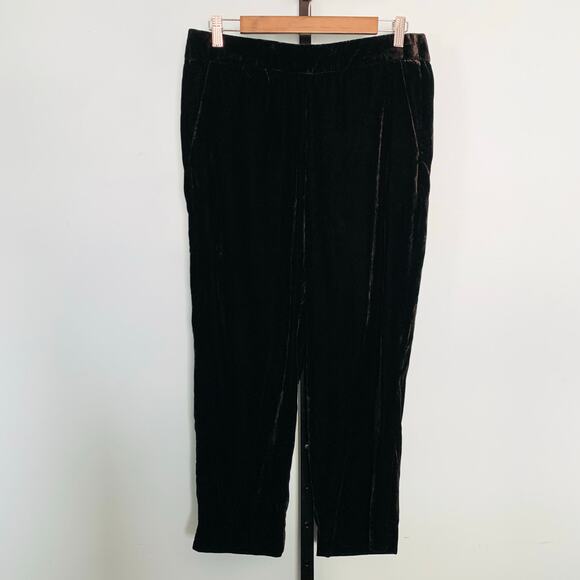 NWT J. Crew Easy Pull On Velvet Pants Size 10 - Picture 2 of 8